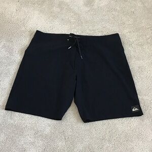 Quiksilver Men’s Black Boardshorts - Classic Swim Trunks